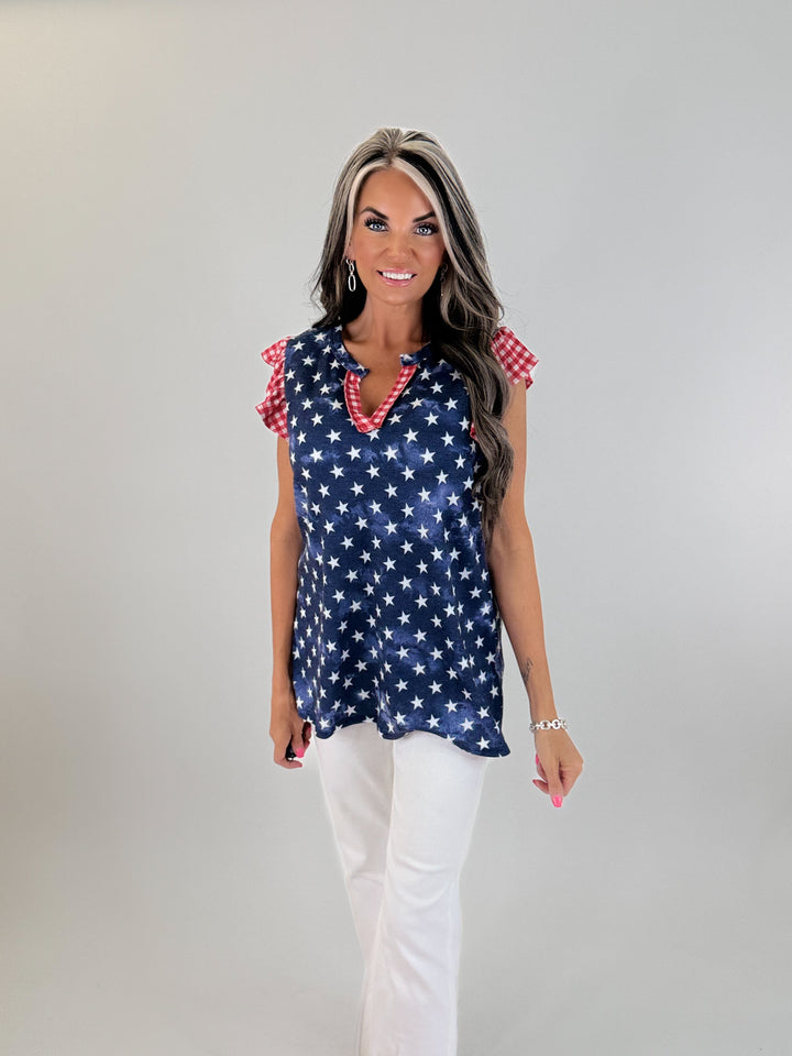 Stars, Stripes & Sweet Summer Top