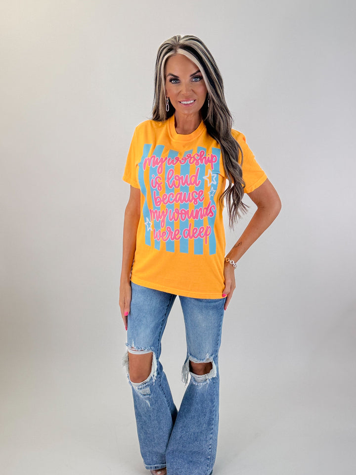 PRE ORDER -My Worship Is Loud Graphic Tee