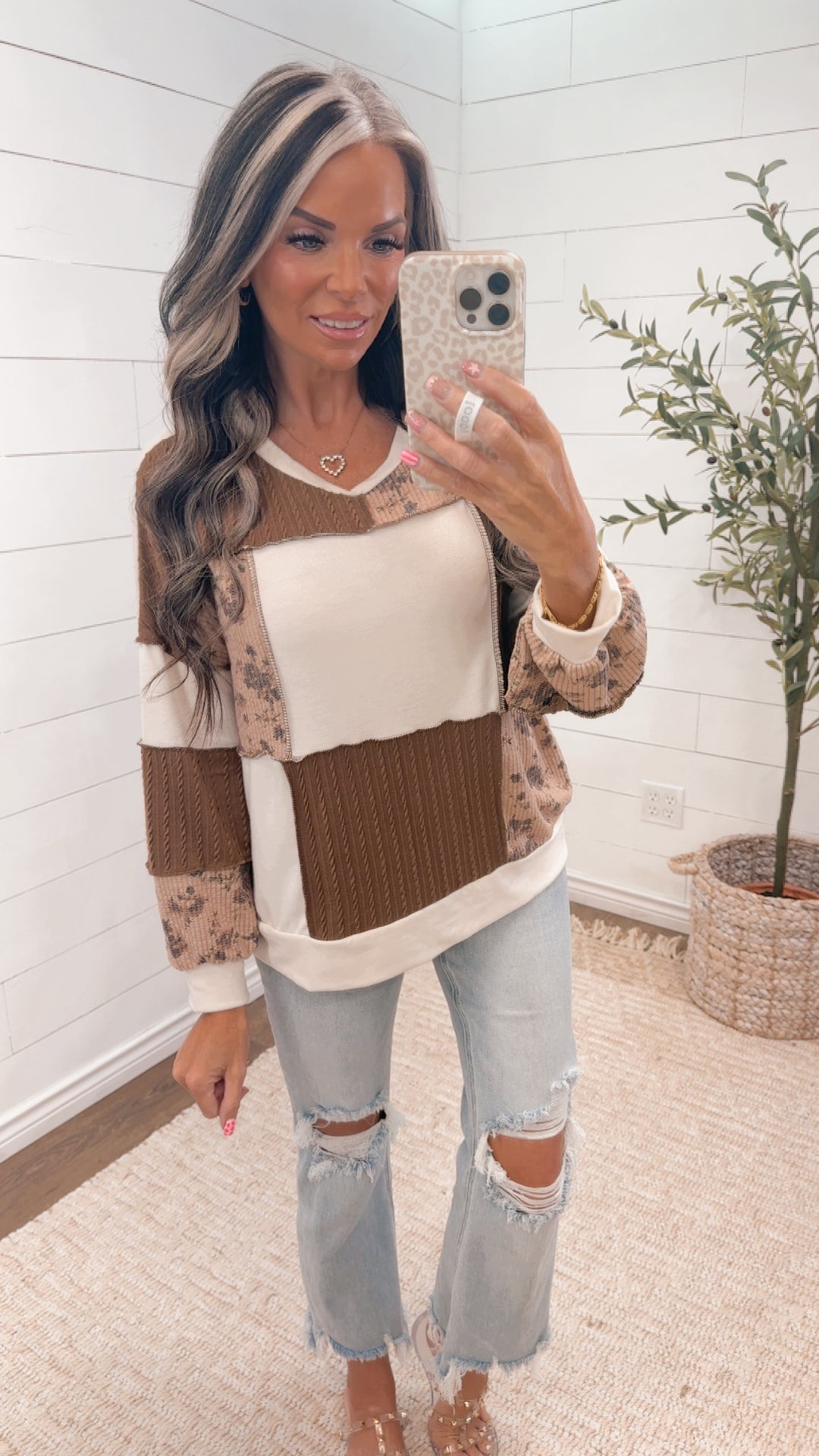 Collected Moments Patchwork Top