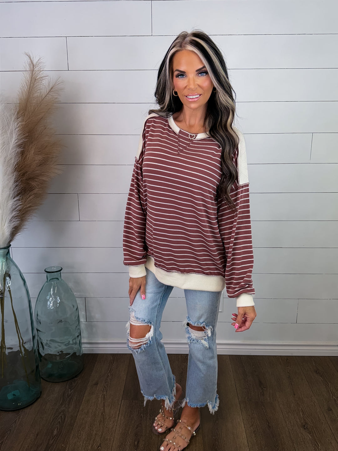 Weekend Wander Striped Top