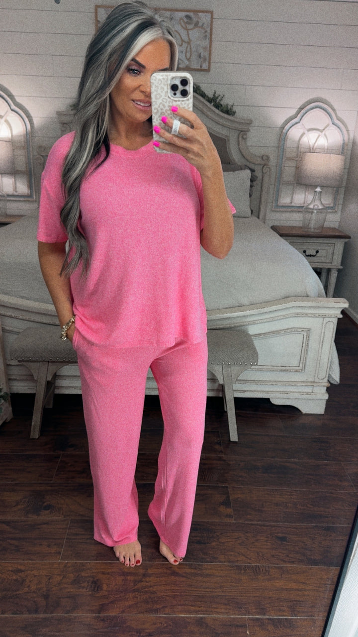 Comfy girl pink set