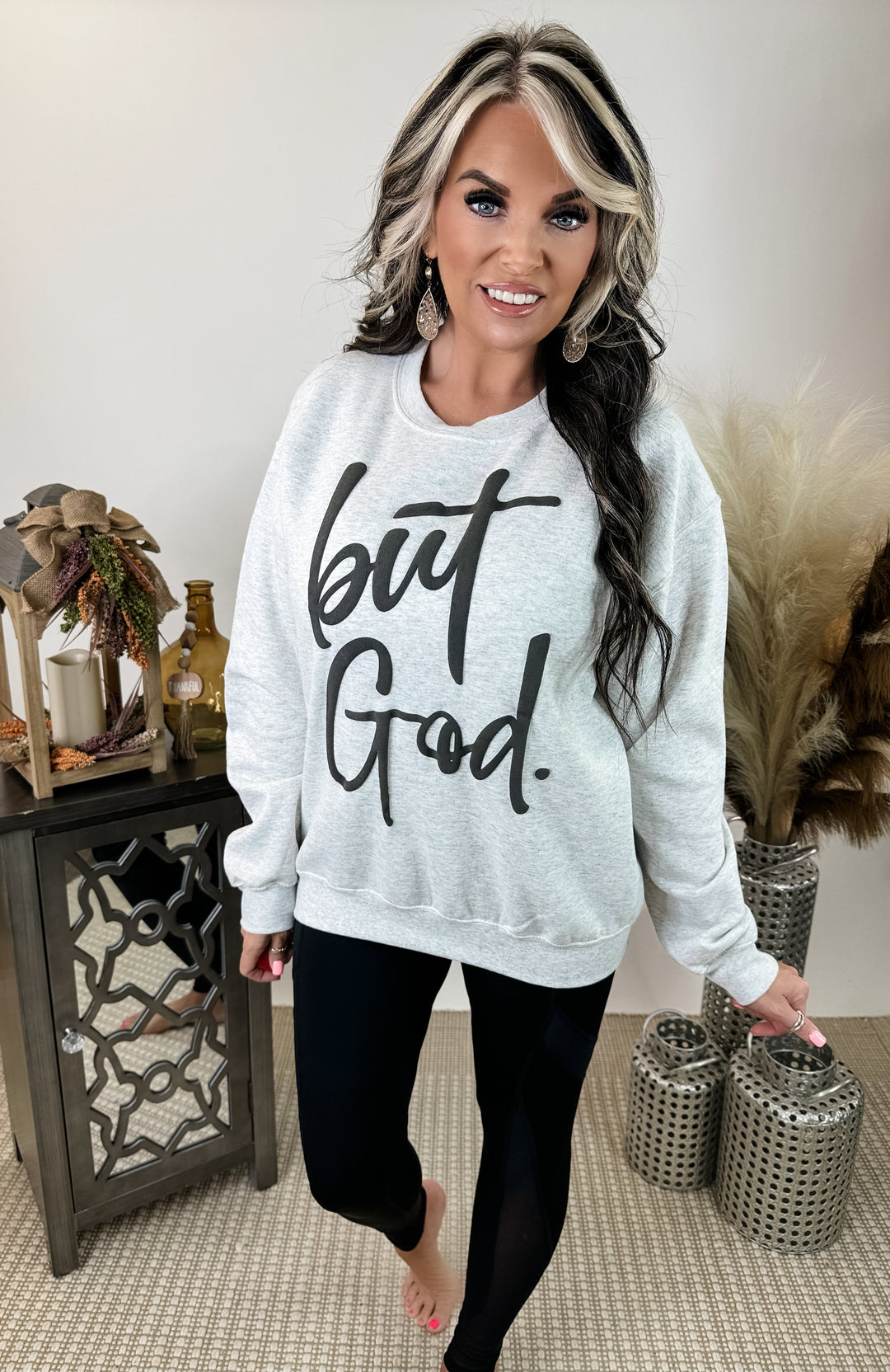 Puff But God Adult Sweatshirt