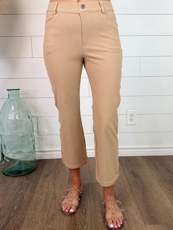 Tailored Tempo Cropped Pants