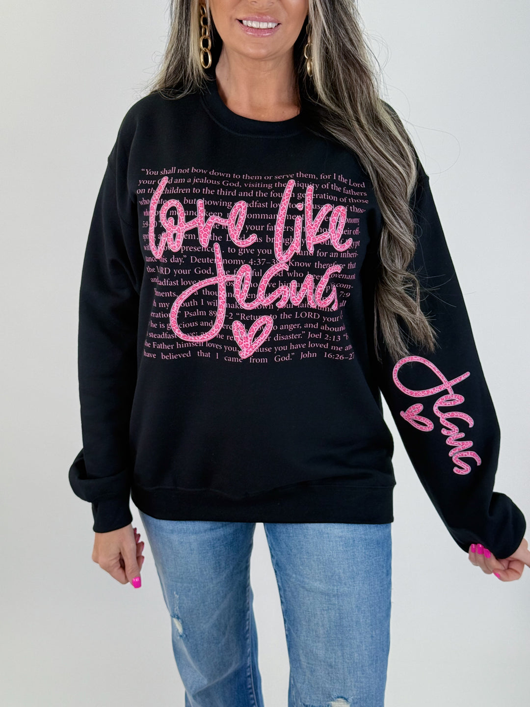 Love Like Jesus Graphic Sweatshirt