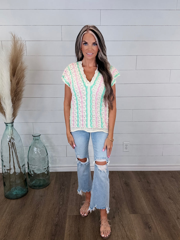Sweet Like Summer crochet  Top