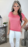 Sweet Stripe  – Coral