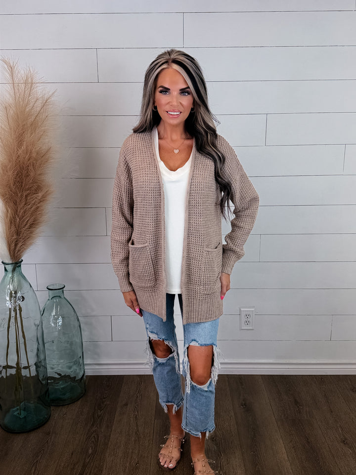 Cozy Days Open Front Cardigan
