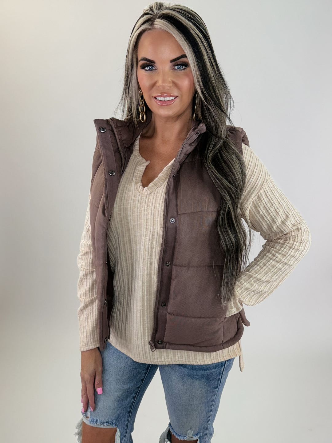 Mocha Vibes Vest