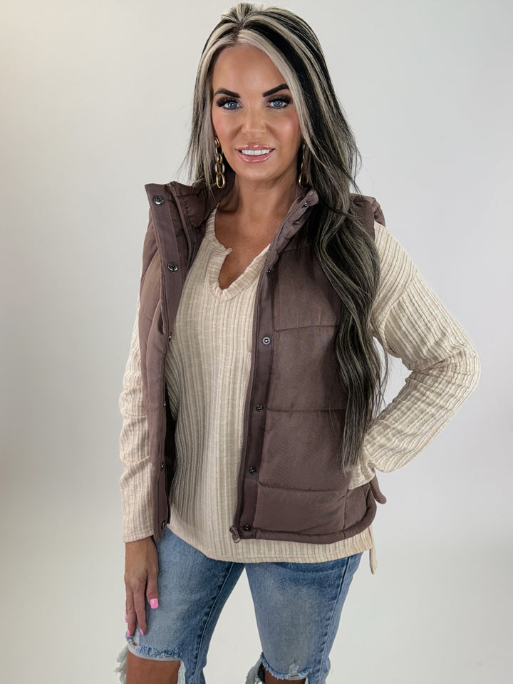 Mocha Vibes Vest