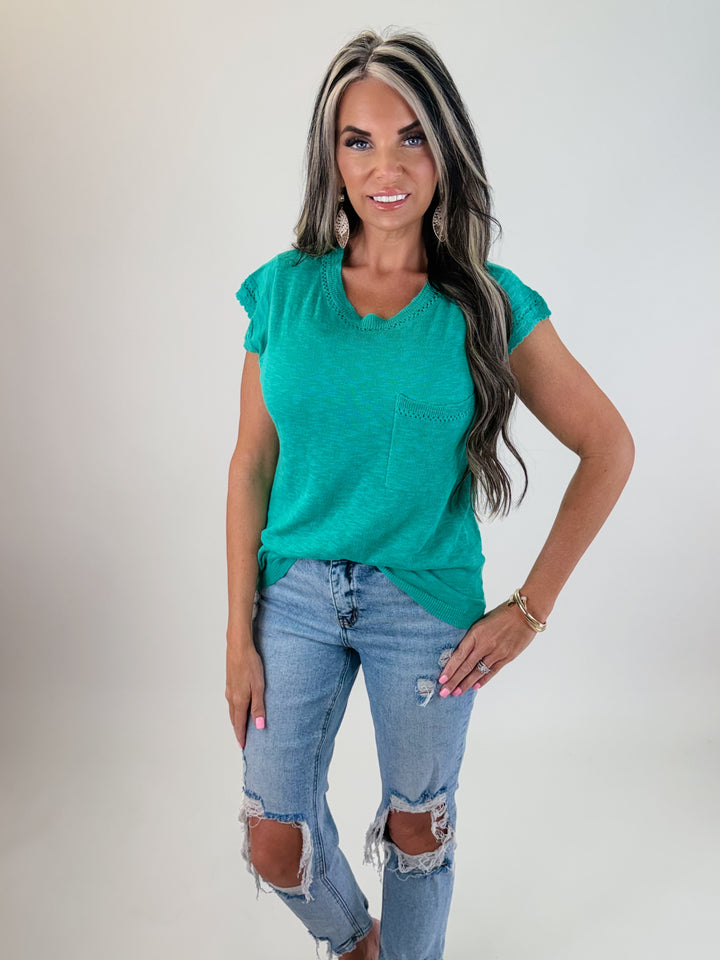 Coastal Breeze Knit Top