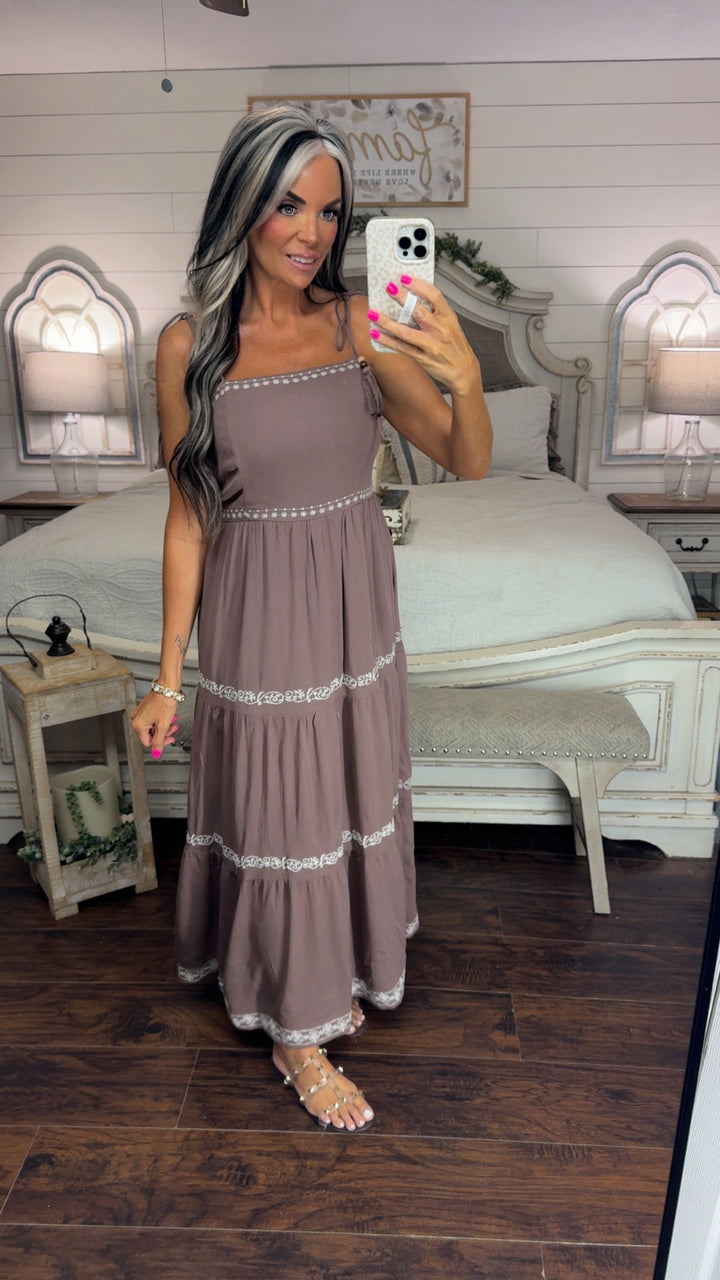 Mocha Muse Maxi Dress