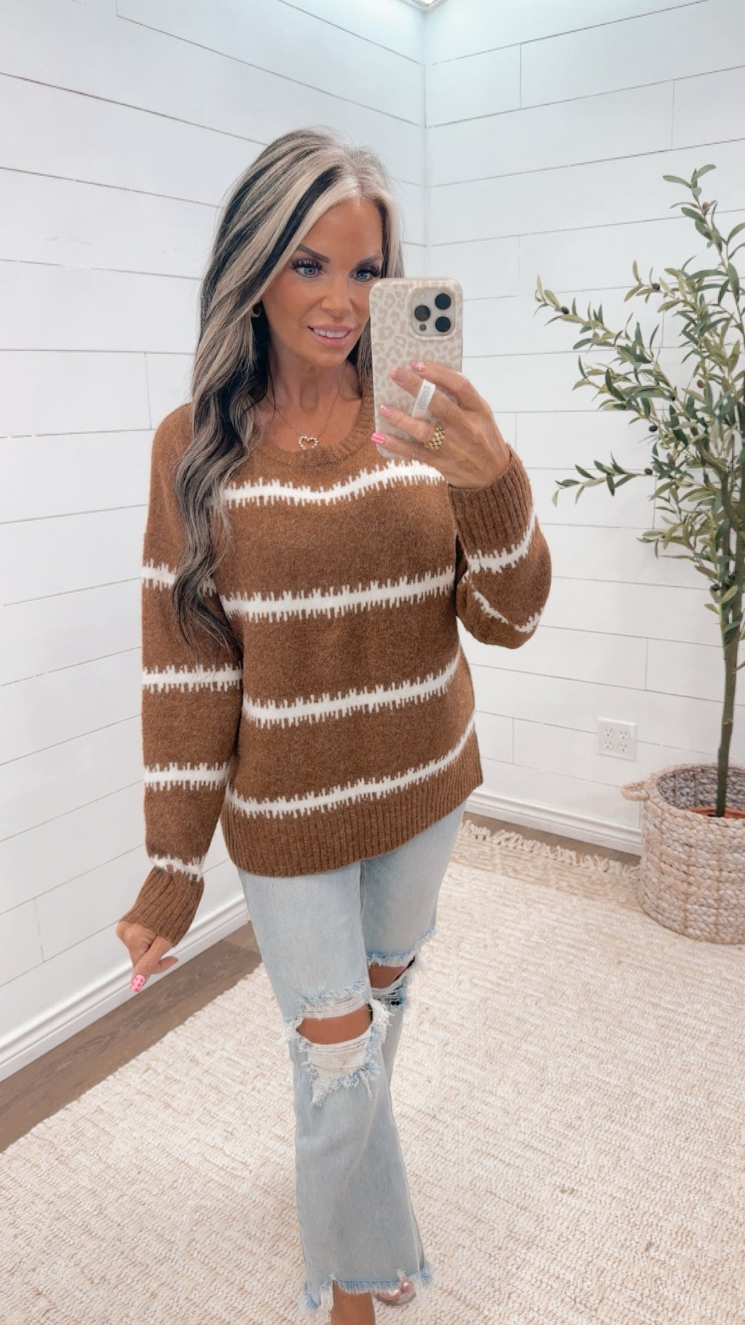 Brown Ridge Horizon Sweater