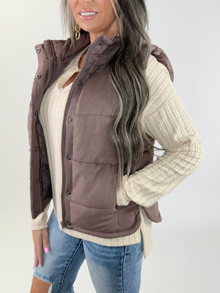 Mocha Vibes Vest