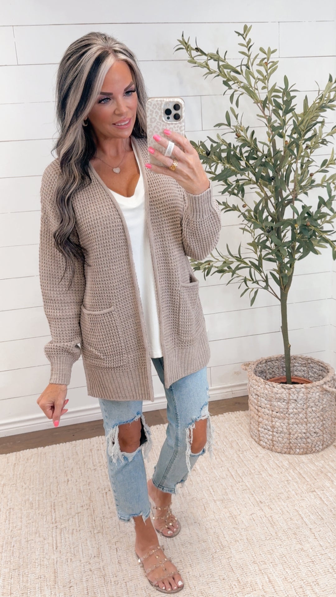 Cozy Days Open Front Cardigan