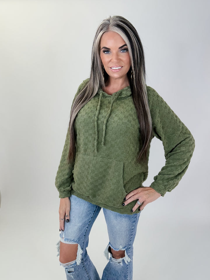 Keep It Cozy Textured Hoodie