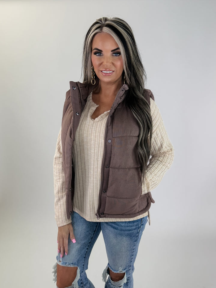 Mocha Vibes Vest