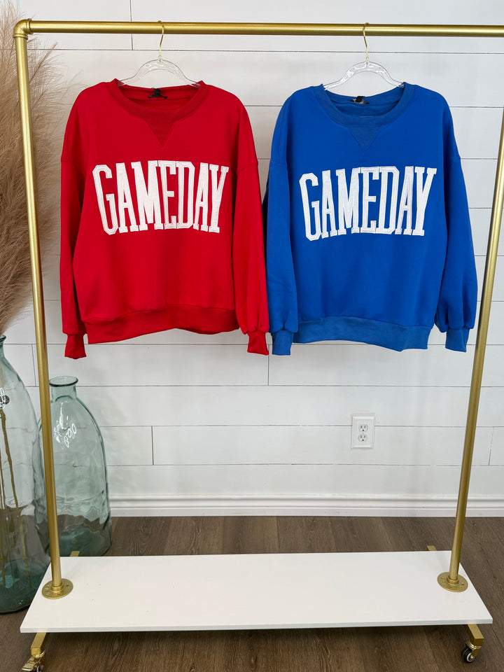 Varsity stitched GAMEDAY sweatshirt