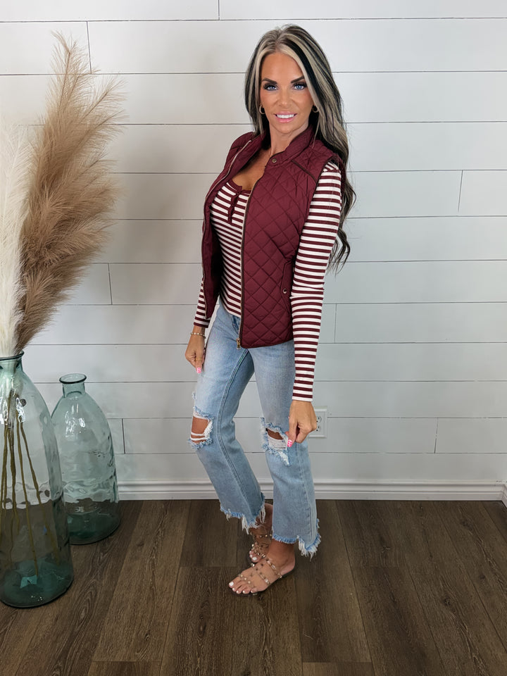 Merlot Ridge Quilted Vest