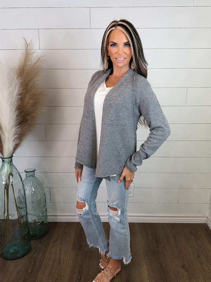 Cloudy Day Gray Cardigan