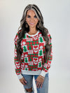 Holiday Christmas Sweater: Red Green