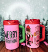 PINK CHRISTMAS JUG 32 oz