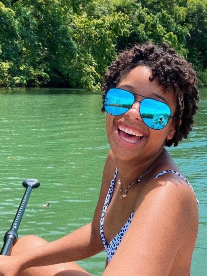 Classic Aviators: blue Sunglasses