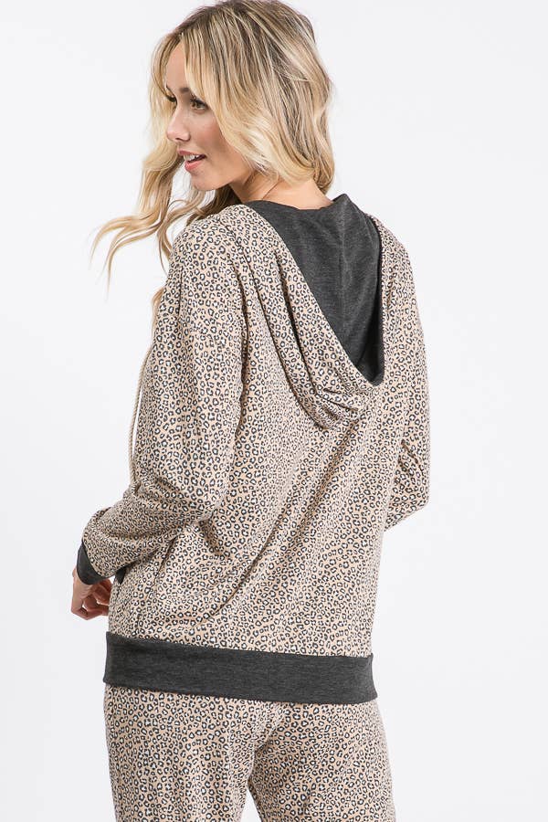 Doorbuster Zip Up Pocket Front Drawstring Hoodie