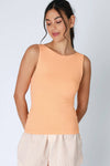 Clean Line Boat Neck Tank Top- NB
