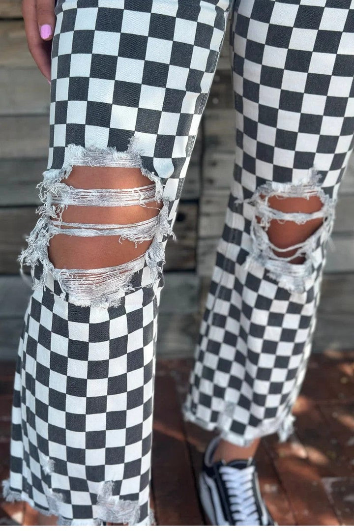 Round the track jeans unstuck