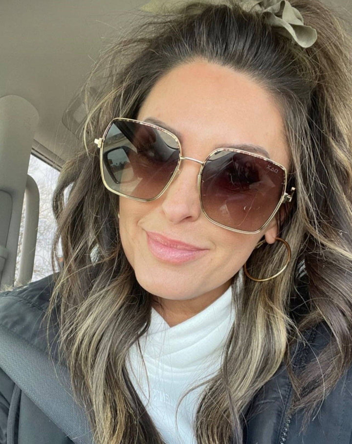 Aspen: Brown Sunglasses