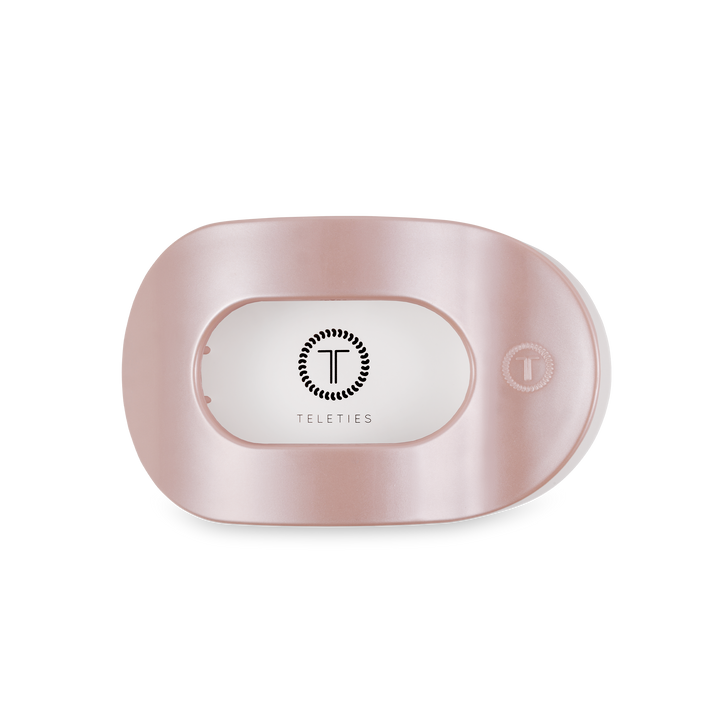 Round Flat Hair Clip | Medium | Pearly Pink