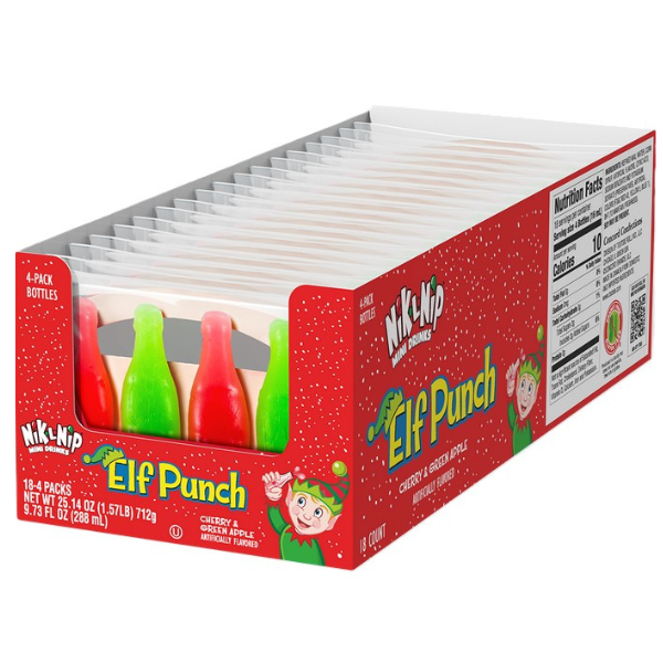 Nik-L-Nip Elf Punch Mini Drinks,