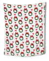 Clara Wreath Throw   Red/Green   50x60