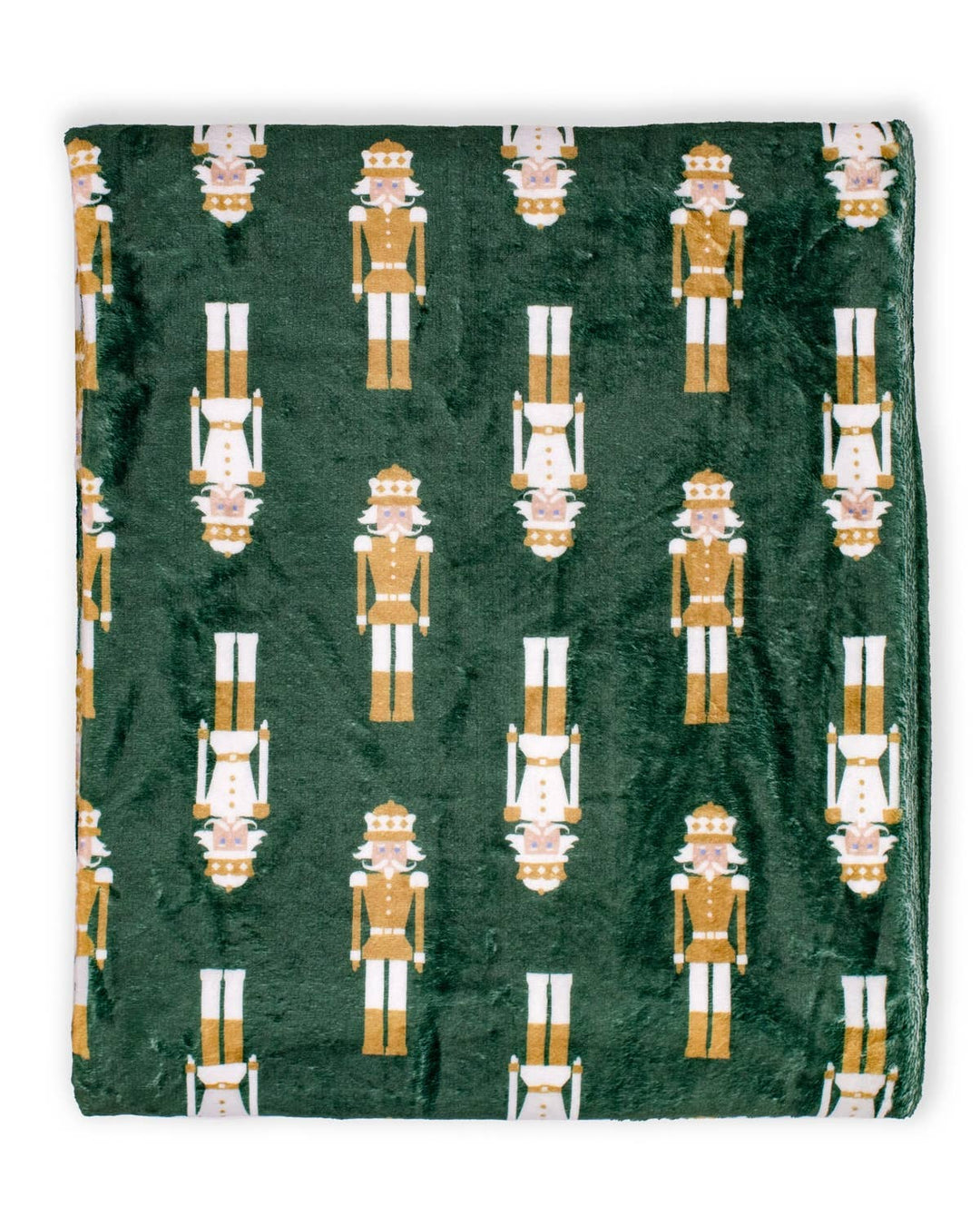 Alpine Nutcracker Throw   Dark Green/Multi   50x60
