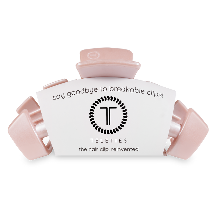 Classic Hair Clip | Large | Pearly Pink