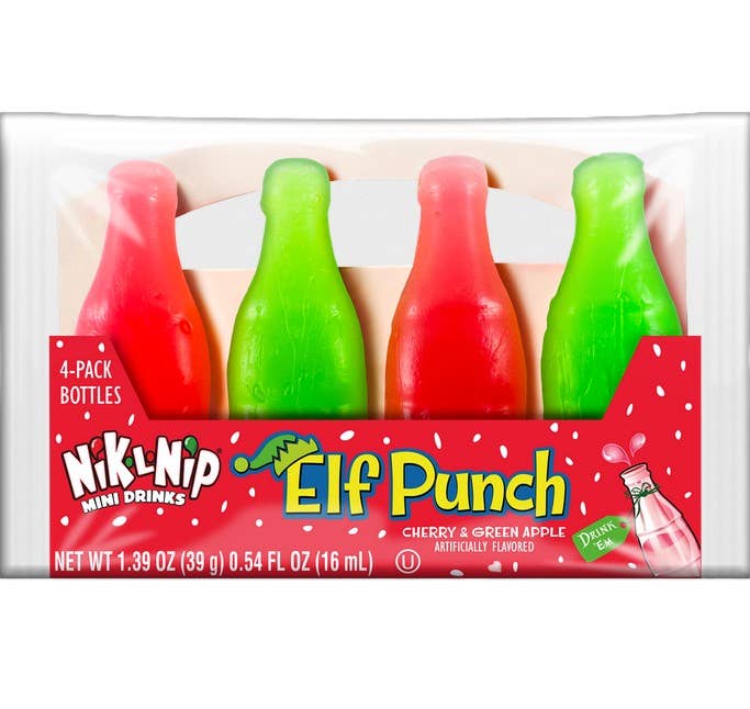 Nik-L-Nip Elf Punch Mini Drinks,