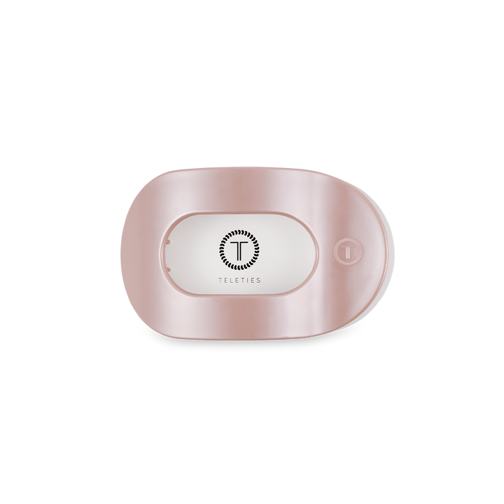 Round Flat Hair Clip | Small | Pearly Pink