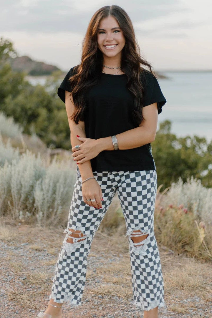 Round the track jeans unstuck