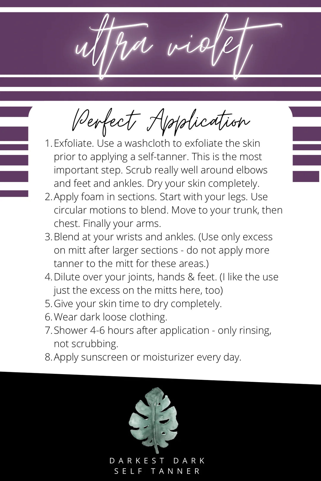 TMLL ULTRA VIOLET SELF TANNER